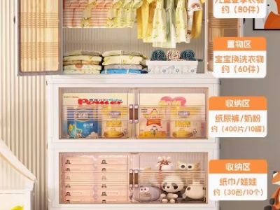 免安装儿童衣柜收纳柜家用客厅置物架宝宝衣服储物柜子简易小衣橱