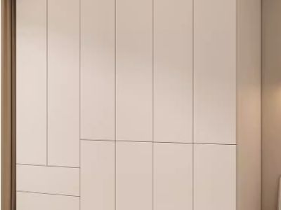 定制enf级实木一门到顶衣柜家用卧室免安装小户型儿童组装大衣橱