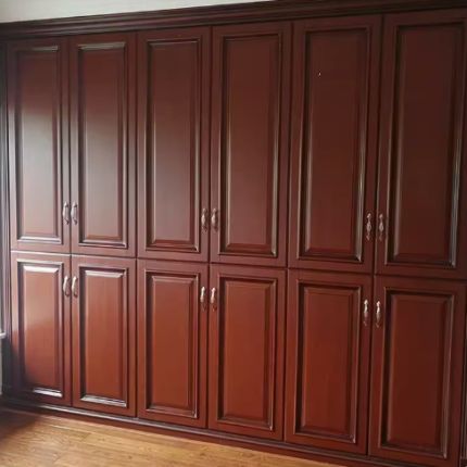 三木匠全屋定制衣柜整体欧式全实木衣柜新中式美式卧室衣帽间定做